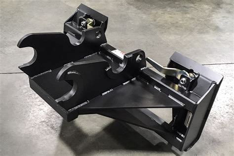 mini excavator with skid loader plate|skid steer attachments for mini.